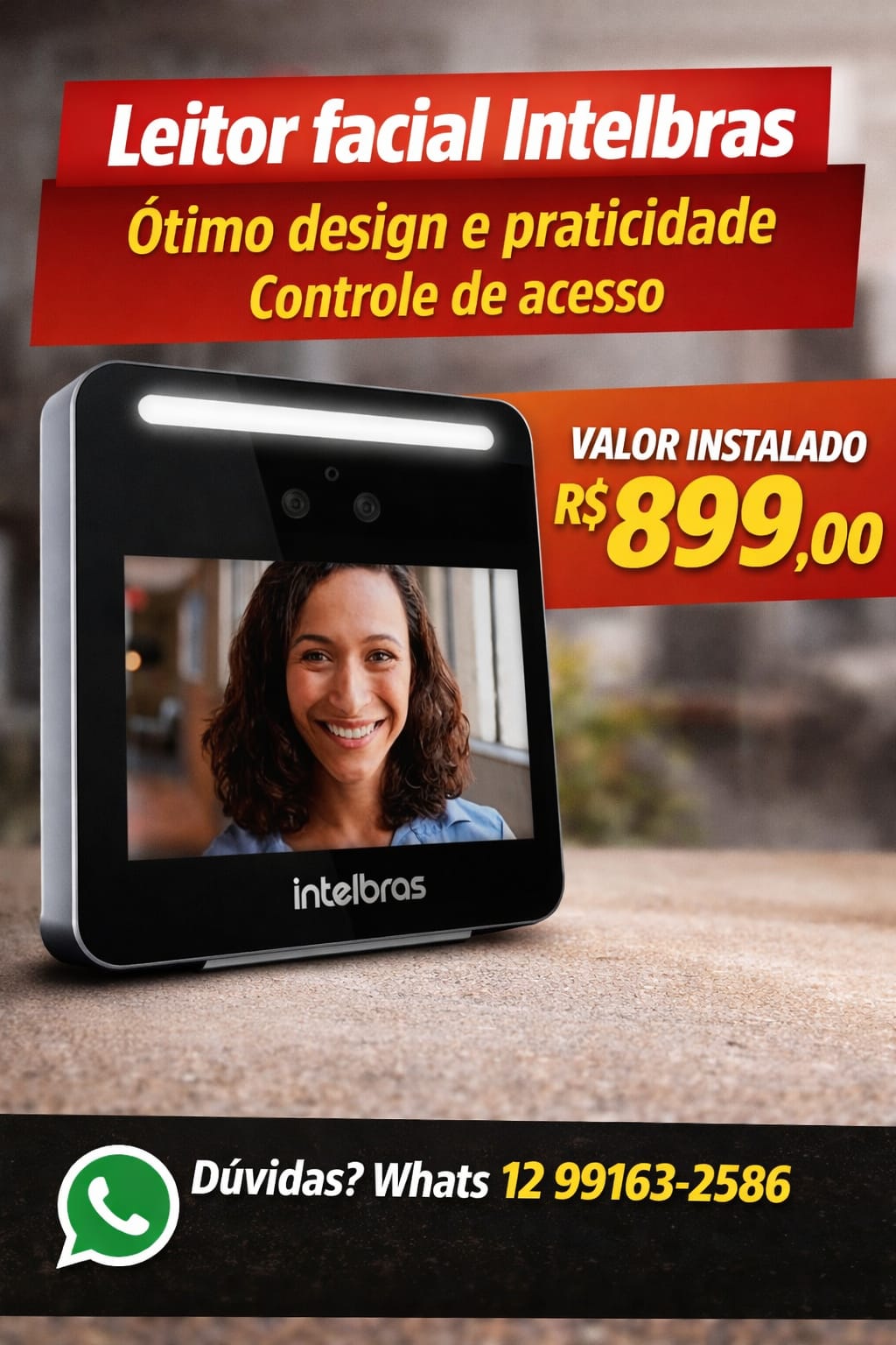 Leitor Facial Intelbras